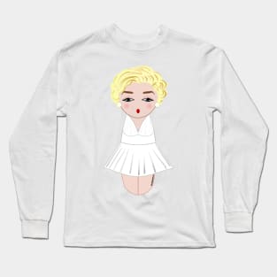 Kokeshi Marilyn Monroe Long Sleeve T-Shirt